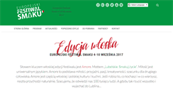 Desktop Screenshot of europejskifestiwalsmaku.pl